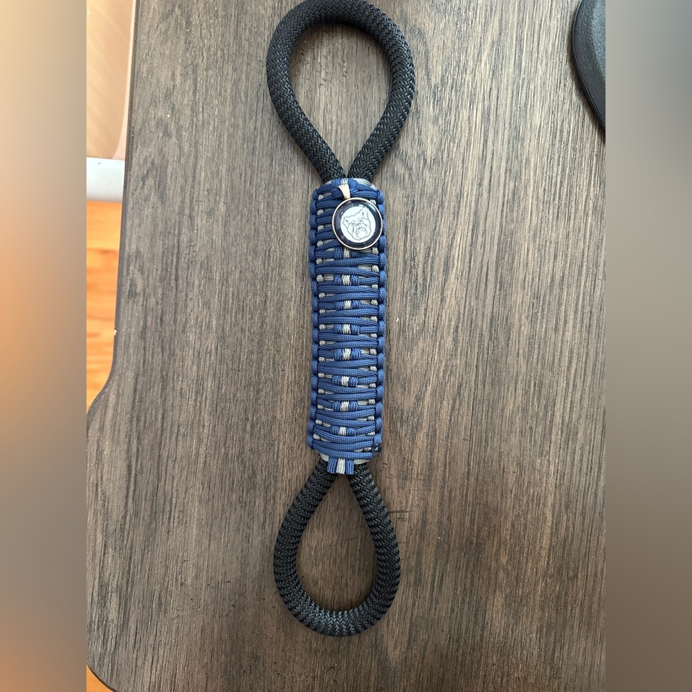 Butler University Paracord handle for hydroflask travel mug